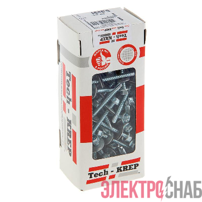 Саморез усиленный КР ZP сверло 5.5х51 (коробка с окном) (уп.60шт) Tech-Krep PRO/Zitar 124629