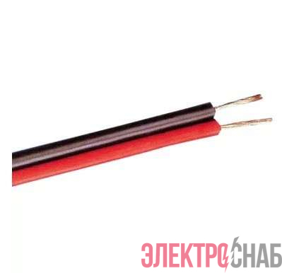 Кабель Stereo 2х0.75 Red/Black бухта (м) PROCONNECT 01-6104-6