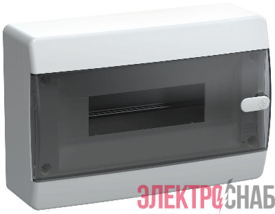 Корпус ЩРН-П-12 UNION Compact IP41 черн. прозр. дверь пластик. IEK UIC-KP12-N-12-41-K01