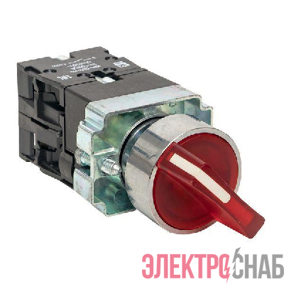 Переключатель BD33 3P с красн. подсветкой 230В NO PROxima EKF xb2-bk33-r-230