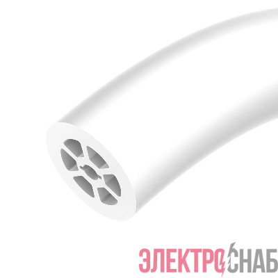 Профиль силиконовый WPH-FLEX-D40-360deg-S10-5m WHITE силикон (уп.5м) Arlight 045869