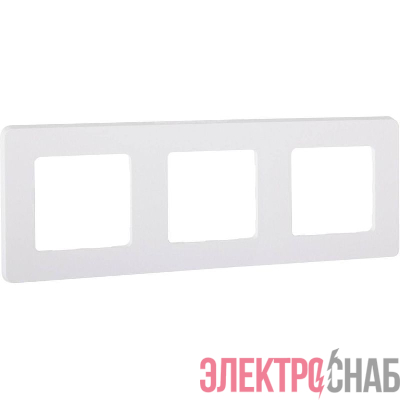 Рамка 3-м СП Inspiria IP20 бел. IEK 673950