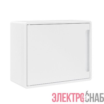 Щиток настенный FRAME 8мод. с бел. дверцей с 2 шинами PEN на 6 и 8 отверст. бел. DKC F08W1WW