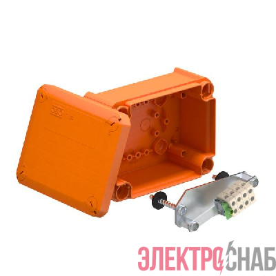 Коробка распределительная огнестойкая 150х116х67мм IP65 T100 E 4-5 оранж. OBO 7205510