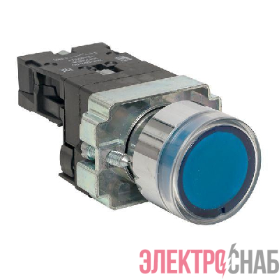 Кнопка BA61 с подсветкой 230В син. NO PROxima EKF xb2-bw61-230