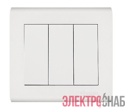 Выключатель 3-кл. Manolya 1вх. 3вых. бел. Makel 41001091
