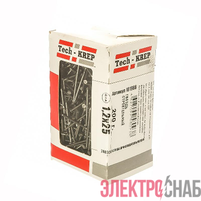 Гвоздь строительный 1.2х25 (уп.0.2кг) Tech-KREP 101988