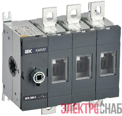 Выключатель-разъединитель ВРК 3п 200А без рукоятки KARAT IEK KA-VR10-3-0200