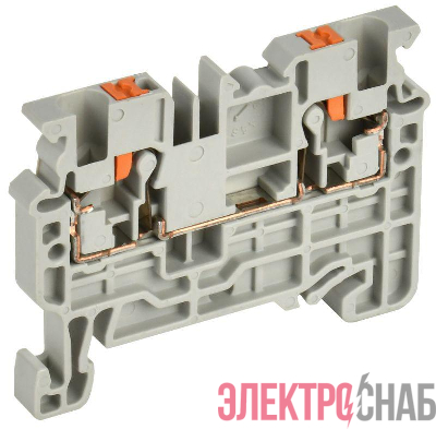 Колодка клеммная CP 2.5кв.мм сер. IEK YCT20-00-K03-002
