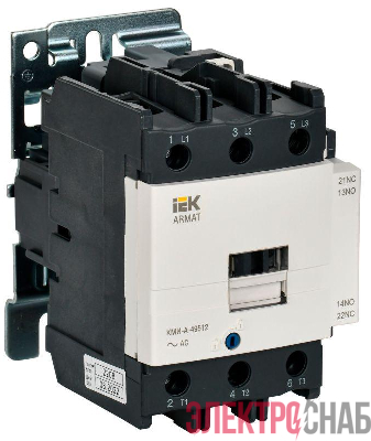 Контактор КМИ-А-49512 LC1D 95А кат. 400В AC 1НО+1НЗ AC-3 IEK AR-ACC-41-095-400-11