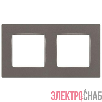 Рамка 2-м 12-5202-16 Классик титан Эра Б0067733