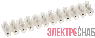 Колодка клеммная ЗВИ-10 2.5-6кв.мм 12 пар IEK UZV3-010-06