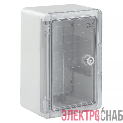 Корпус ударопрочный ЩМПп 240х180х120 IK10 IP65 прозр. дверь АБС пластик PRIZMA TOKOV ELECTRIC TKE-PZ-CPB00-IK10-IP65