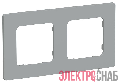 Рамка 2-м СП FLITE РУ-2-К-ФлС сер. IEK FI-M22-32-20-K03