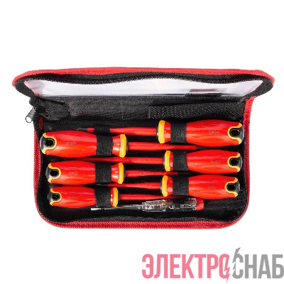 Набор диэлектрических отверток НИО-2207 PZ/FL СЛИМ КВТ 103018