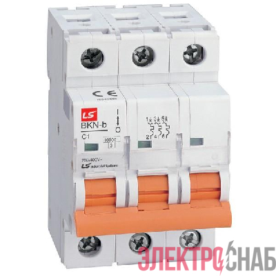 Выключатель автоматический модульный 3п C 32А 10кА BKN-b LS Electric 061302238B