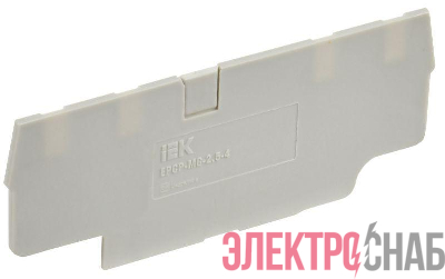Заглушка для CP-MC 4 вывода 2.5кв.мм сер. IEK YCT22-00-4-K03-002-ZGL