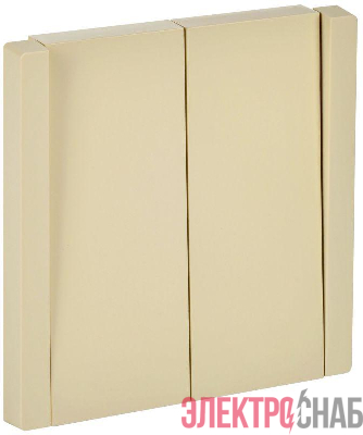 Выключатель перекрестный 2-кл. СП FORTEPIANO FP409 10А ваниль IEK FP-V23-0-10-1-K10