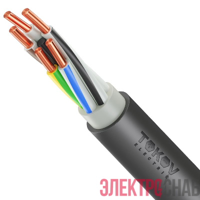 Кабель TOKOV ELECTRIC ППГнг(А)-HF 5х16 ОК (N PE) 1кВ (м) ТХМ00416254