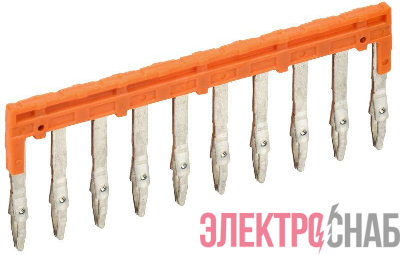 Перемычка гребенчатая для CP 4кв.мм 10PIN IEK YCT20-00-K03-004-EC-10P