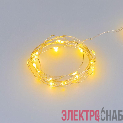 Гирлянда светодиодная ARD-DEW-HOME-2000-CLEAR-20LED-STD Yellow 1.5В Battery Pack Cork IP20 Ardecoled 048694