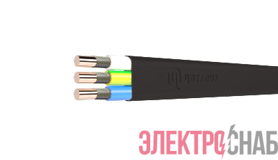 Кабель ВВГ-Пнг(А)-FRLS 3х2.5 ОК (N PE) 0.66кВ (м) Цветлит 00-00140468