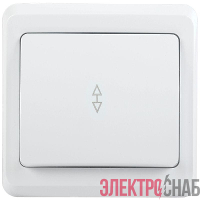 Переключатель проходной 1-кл. 1п СП Вега 10А IP20 ВСп10-1-0-ВБ бел. IEK EVV12-K01-10-DM