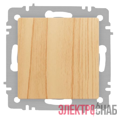 Переключатель перекрестный 1-кл. СП Accent 6-108-11 10А IP20 250В сосна Intro Б0063600