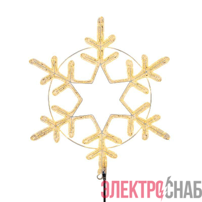 Фигура светодиодная "Снежинка большая" 55х55см 180LED тепл. бел. 22Вт 220-240В IP65 дюралайт Neon-Night 501-324