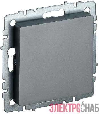 Заглушка c суппортом BRITE МЗ10-БрС механизм сталь IEK BR-PL10-K46