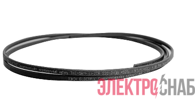 Кабель нагревательный саморег. 30Вт/м с экраном термопласт UV (250м) TOKOV ELECTRIC TKE-SRM-30-2CR