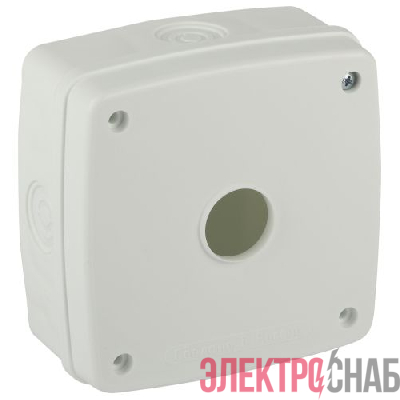 Коробка монтажная для камер видеонаблюдения 140х140х66мм IP56 бел. KOR-MV-140-140-66-W-56 ЭРА Б0062827