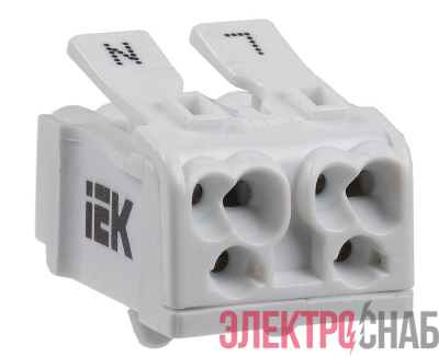 Клемма пружинная соединительная КСПн2-L+N IEK UKZ-B06-2P-F1-E0-10