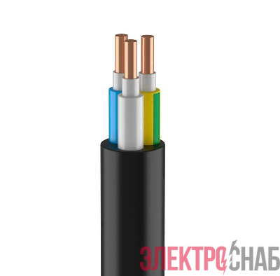 Кабель ВВГнг(А)-FRLS 3х2.5 ОК (N PE) 0.66кВ (уп.100м) Кабэкс ТХМ00378576