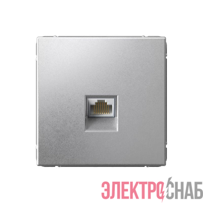 Розетка компьютерная ArtGallery RJ45 кат.6A механизм алюм. SE GAL000386