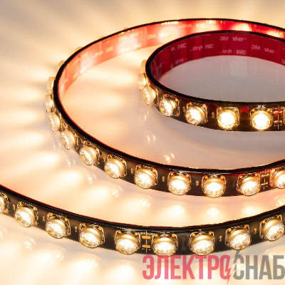 Лента светодиодная FLT-PS-A42-BLACK-23mm 24V Warm 2700К 21Вт/м IP67 15deg герметичная (уп.5м) Arlight 049301