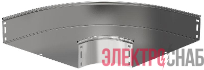 Угол для лотка плавный 90град. 400х50 Г01 ESCA IEK CPG01-0-90-050-400