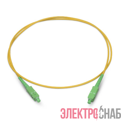 Шнур оптический simplex SC/APC-SC/APC 9/125см 25м LSZH Cabeus 8180c