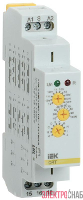 Реле времени многофункц. ORT 1 контакт 12-240В AC/DC IEK ORT-M1-ACDC12-240V