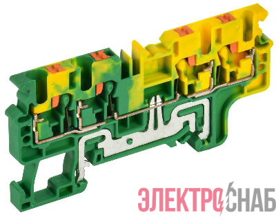 Колодка клеммная CP-MC-PEN земля 4 вывода 2.5кв.мм IEK YCT22-03-4-K52-002