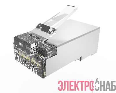 Коннектор RJ45(8P8C) кат.6 экранир. универс. (уп.100шт) TOKOV ELECTRIC TKE-CNR-623-STP