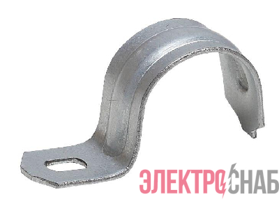 Скоба металлическая однолапковая d 48-50мм (уп.50шт) ЭРА Б0036422