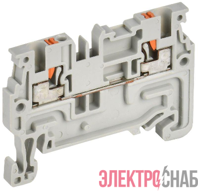Колодка клеммная CP 1.5кв.мм сер. IEK YCT20-00-K03-001