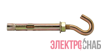 Болт анкерный HG 14х70 с крюком накл. цинк. Tech-Krep 133639