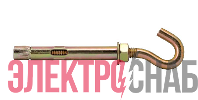 Болт анкерный HG 14х70 с крюком накл. цинк. Tech-Krep 133639
