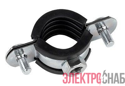 Хомут стальной 3/8дюйма (15-19мм) с уплотнителем EKF hsu1038