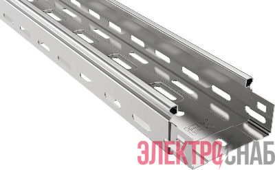 Лоток листовой перфорир. 100х50 L3000 сталь 1мм оцинк. IEK CLP10-050-100-100-3