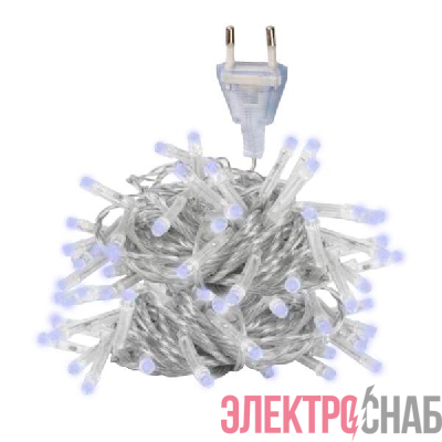 Гирлянда AC-G01-120W 120LED 12.8м 8реж. 220В бел. ФАZА 5047679