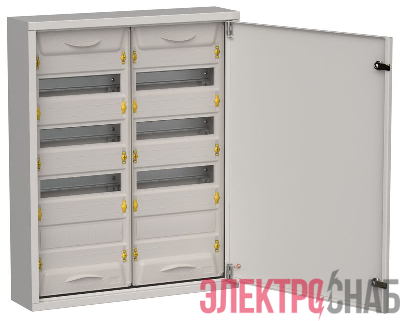 Корпус ЩРн-96 (2х48) TITAN 5 710х570х140 IP31 метал. сер. IEK TI5-50-N-2X048-31-7035