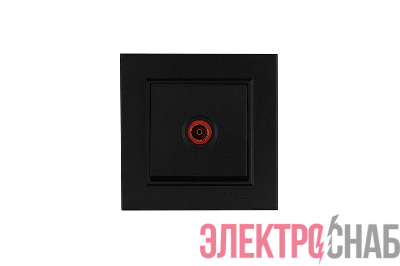 Розетка телевизионная Karea черна. Makel 56054007